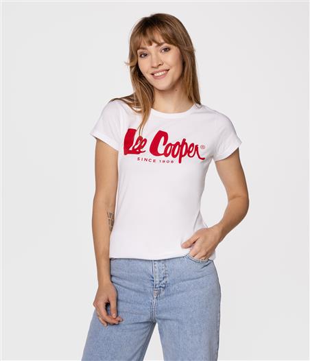 T-shirt regular LOGAN3 3030 WHITE RED