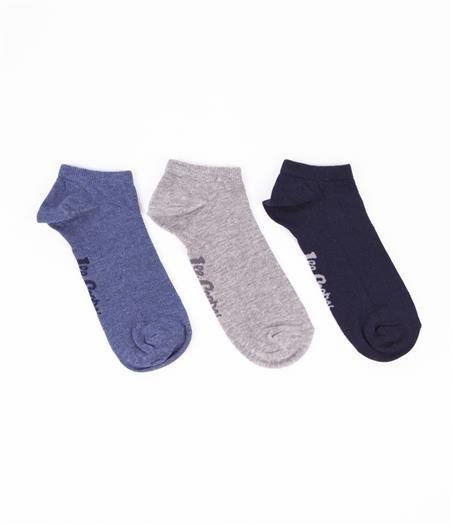 Skarpety stopki 3-pak SNESOCKS 0736 JEANS MIX