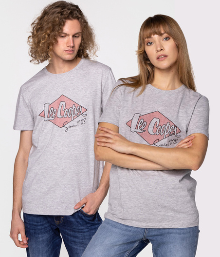 T-shirt unisex BRAND9 9020 GREY MELANGE