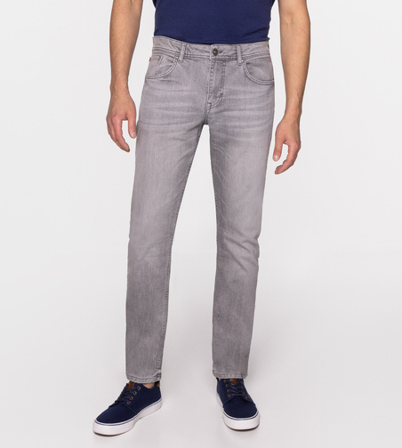 Jeansy męskie comfort slim DENZEL 3009 GREY