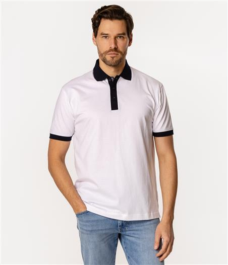 Koszulka polo męska TRIM 5009 WHITE