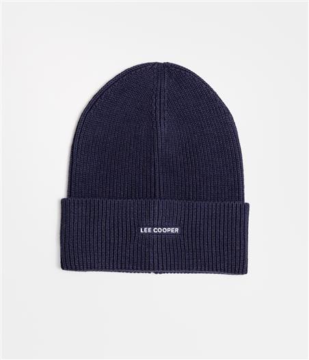 Czapka zimowa męska z wełną merino 5052 NAVY