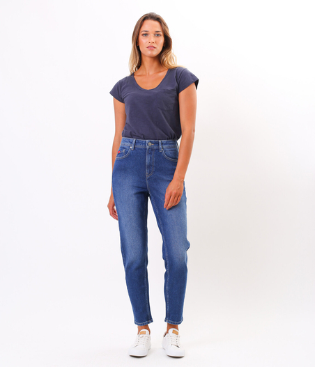 Jeansy damskie mom jeans MATEA 2417 DARK USED