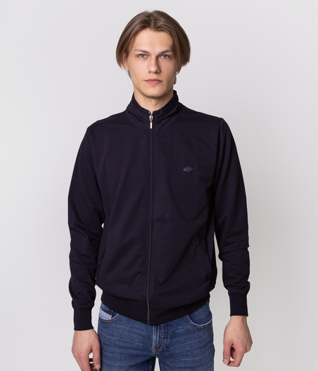 Rozpinana bluza męska ze stójką ERNEST 4236 NAVY