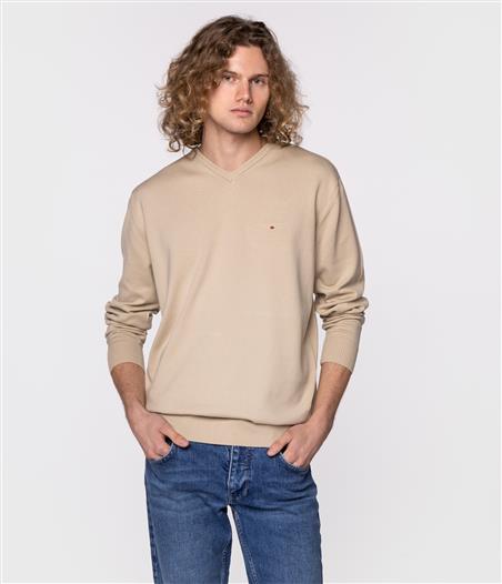 Sweter męski z bawełny organicznej ADAM ORGANIC SAFARI