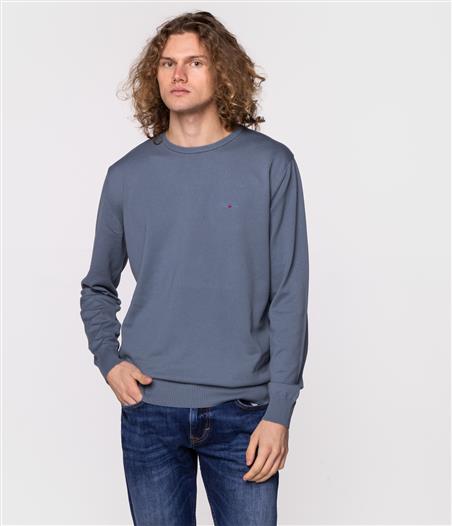 Sweter męski z bawełny organicznej ANDY ORGANIC STORM WEATHER