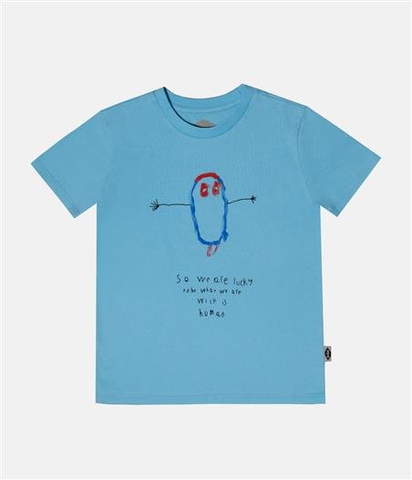 T-shirt dziecięcy HUMAN 2312 SKY BLUE