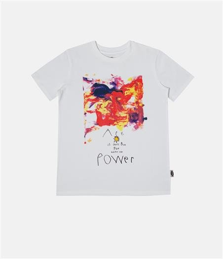 T-shirt dziecięcy POWER 2312 WHITE